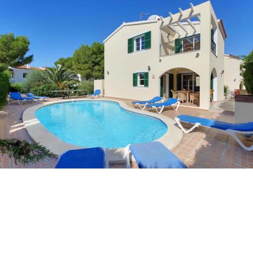 Cala Galdana Villa Sleeps 9 with Pool Air Con and WiFi