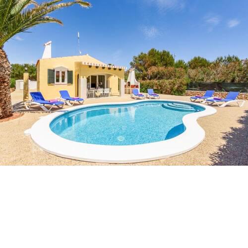 Cap d'Artrutx Villa Sleeps 6 with Pool Air Con and WiFi