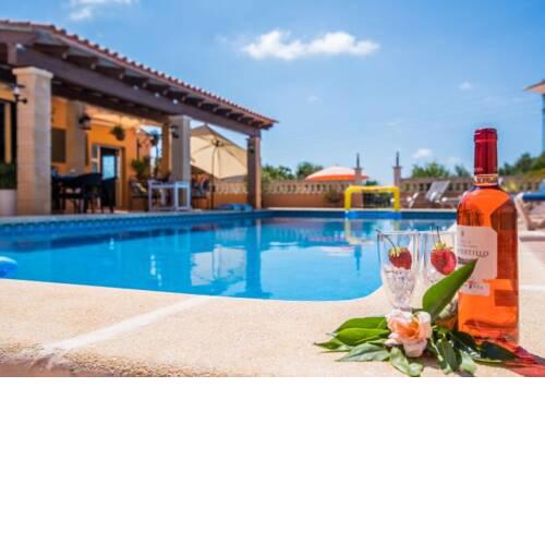 Capdepera Villa Sleeps 8 with Pool and WiFi