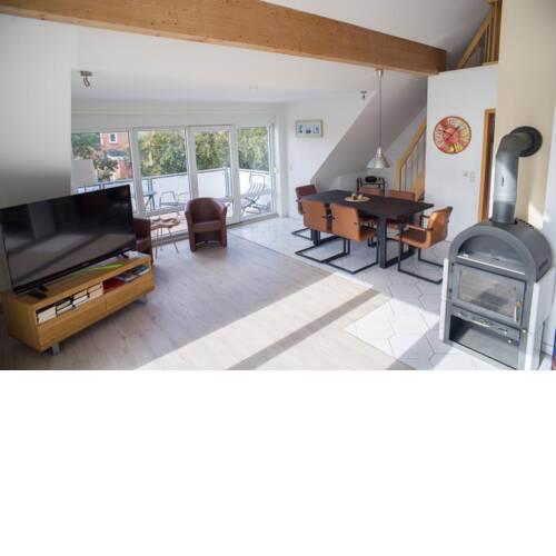 Captain´s Suite in Gollendorf – mit Kaminofen