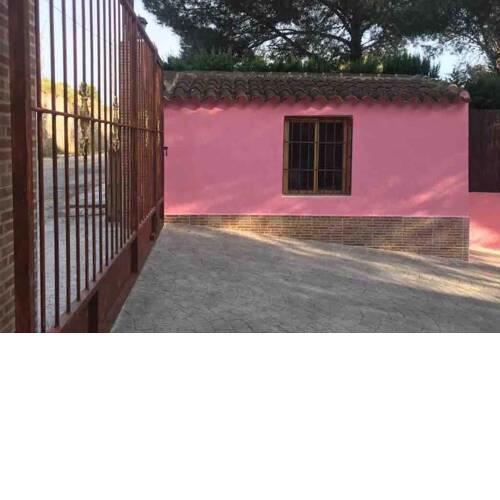 Casa de madera, en plena naturaleza