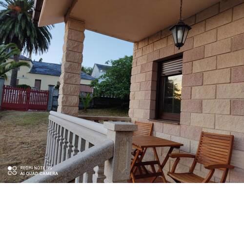 Casa en la playa de Area con finca privada
