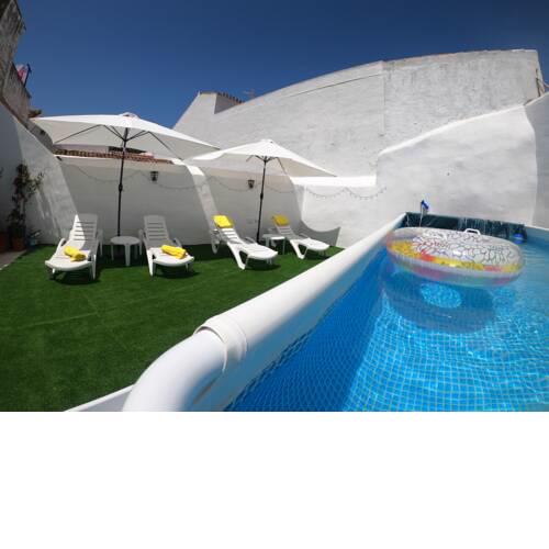 Casa Josefita, patio with Private Pool-Piscina Privada y solarium
