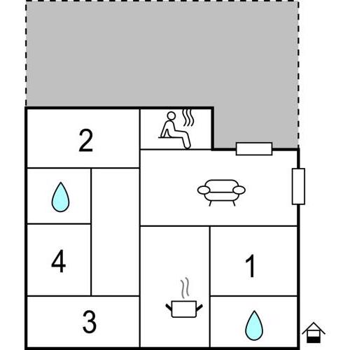 Casa privada con piscina