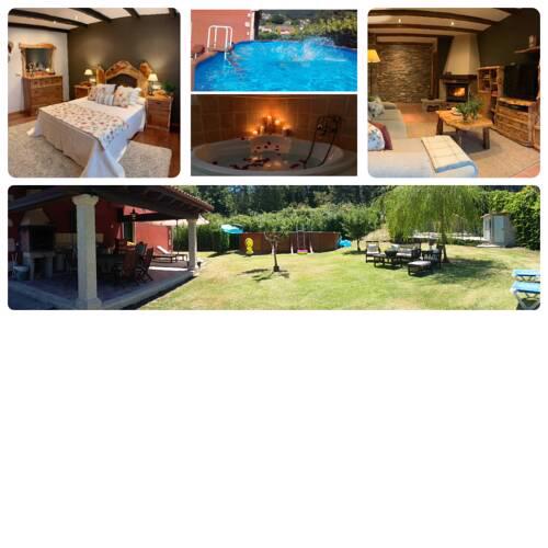 Chalet Rural 400 m playa piscina barbacoa chimenea