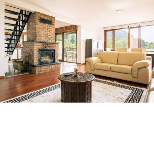 Chic Flat w Terrace Garden Fireplace in Nature