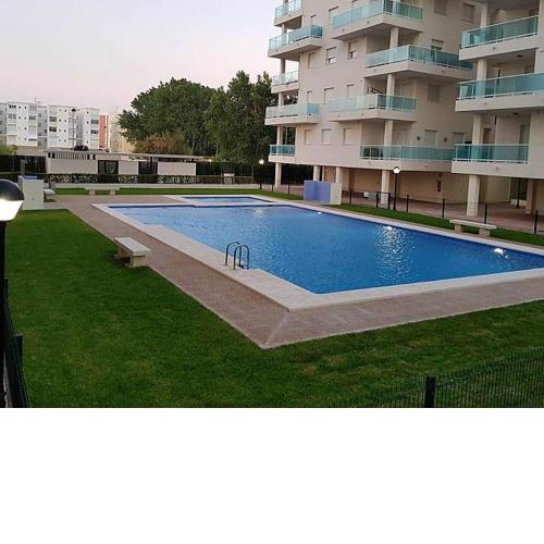 Comfortable apartment in Piles with shared swimming pool