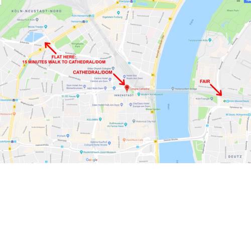 **** comfortable studio **** Hansaring 19, Mediapark, Messe, Dom