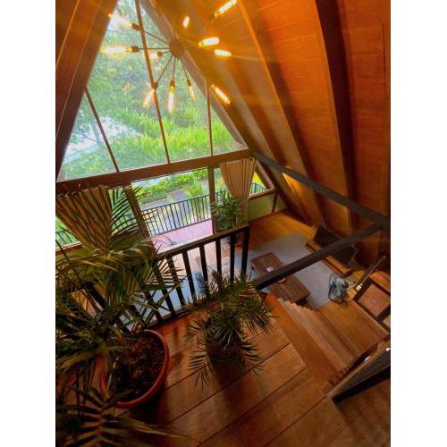 Comfortable Wood House second floor and attic
