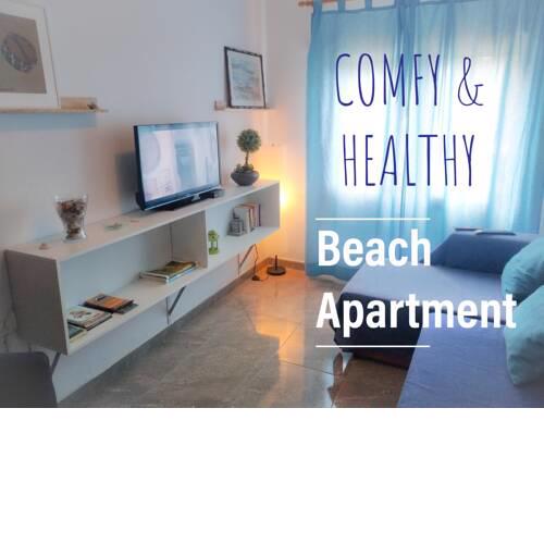 Comfy Burrero Beach Apartment Near Airport/ Wifi&Parking