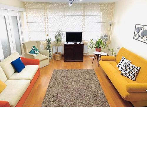 Comfy Flat 2 No Air Condition but has ceiling fans and central Heating