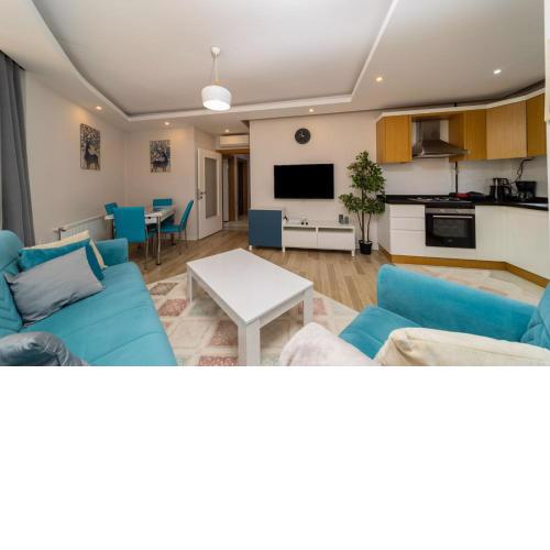 Convenient Flat with Balcony in Konyaalti
