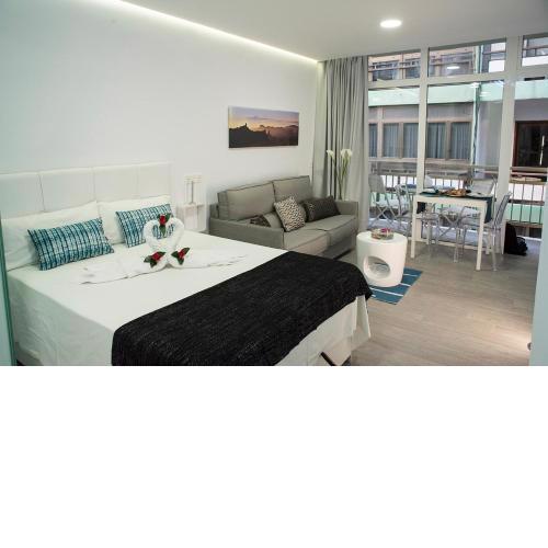 Coqueto Estudio reformado y completamemte equipado, Balcón vista playa Las Canteras