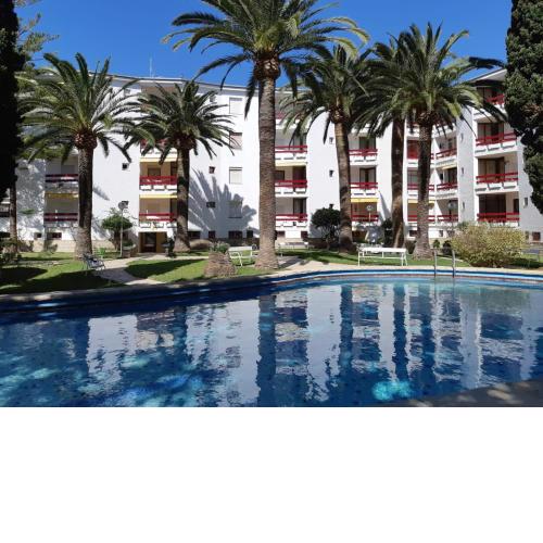 Córcega Palm Beach Salou - Piscina y Jardín