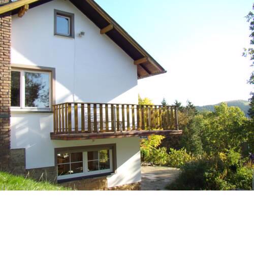 Cosy chalet on a hill in the forest
