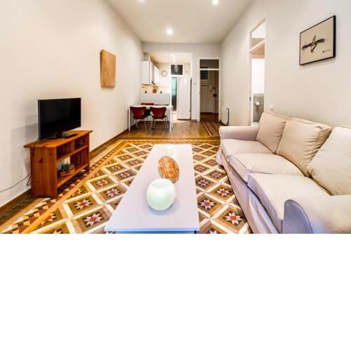 Cosy comfortable 1 bed with terrace in Eixample