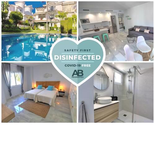 COVD 19 FREE- TOTAL PURIFIED - Chic Duplex Penthouse -3mn to Puerto Banus and Beach- Golden Mile- Los Naranjos- Mountain View -Pool and Tropical Garden