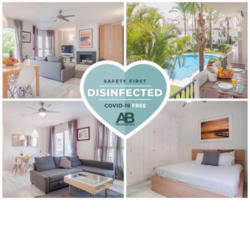 COVD 19 FREE- TOTAL PURIFIED - Design Penthouse Marbella - 3mn to Puerto Banús and Beach- Golden Mile- Pool and Tropical Garden View