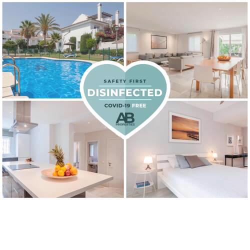COVD 19 FREE- TOTAL PURIFIED -Design House Marbella- 3 mn de Puerto Banus Beach - Golden Mile - Tropical Garden and Pool