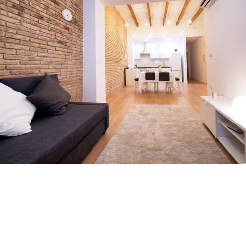 Cozy 2 Bedroom Wifi AC Apartment in Ruzafa