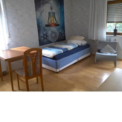 Cozy blue room