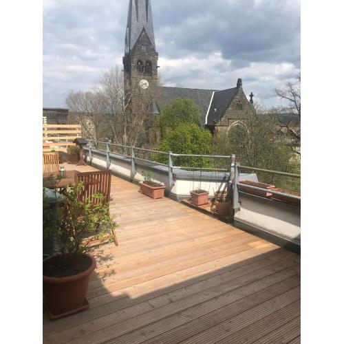 Dachterrassen Idylle über den Dächern Dresdens