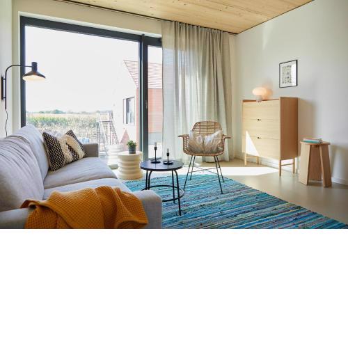 De ole School Hohwacht - Moderne doppelstöckige Ferienwohnung Nr 11 im Scandi-Look mit Dachterrasse