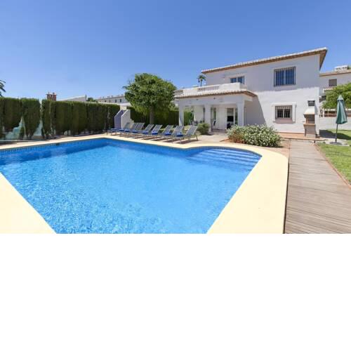 Denia Villa Sleeps 8 Pool Air Con WiFi