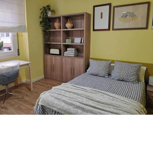 Dos habitaciones dobles en apartamento confortable