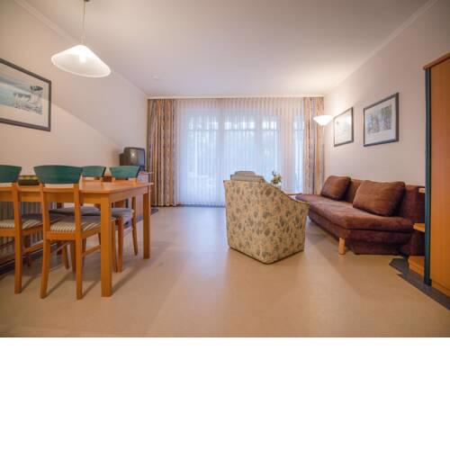 Dünenpark Binz Klassik Appartement mit 1 Schlafzimmer und Terrasse im Erdgeschoss 100
