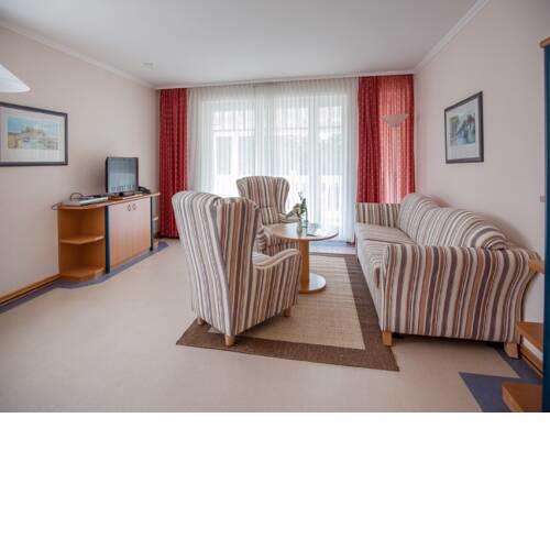 Dünenpark Binz Klassik Appartement mit Balkon im Obergeschoss