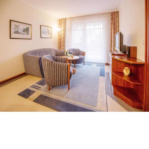 Dünenpark Binz Komfort Appartement mit 1 Schlafzimmer und Terrasse im Erdgeschoss 026