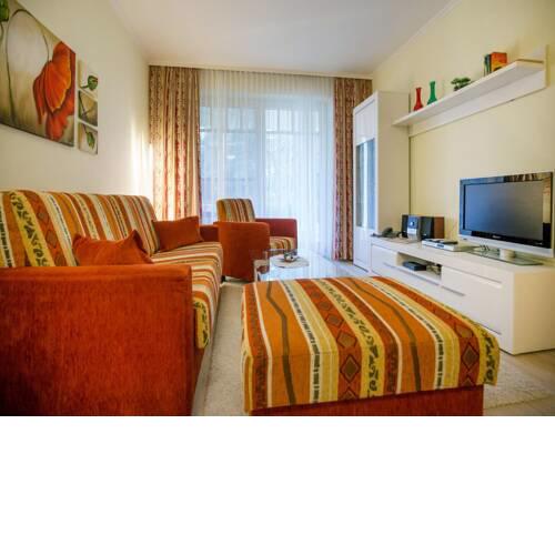 Dünenpark Binz Komfort Appartement mit 1 Schlafzimmer und Terrasse im Erdgeschoss 042