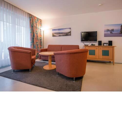 Dünenpark Binz Komfort Appartement mit 1 Schlafzimmer und Terrasse im Erdgeschoss 062