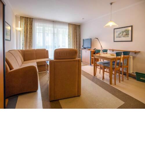 Dünenpark Binz Komfort Appartement mit 1 Schlafzimmer und Terrasse im Erdgeschoss 075