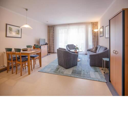Dünenpark Binz Komfort Appartement mit 1 Schlafzimmer und Terrasse im Erdgeschoss 098