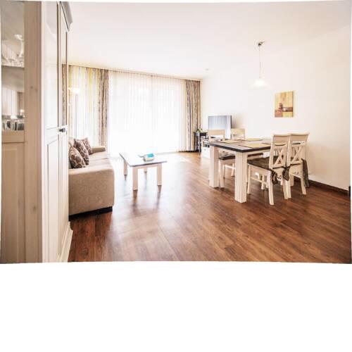 Dünenpark Binz Komfort Appartement mit 1 Schlafzimmer und Terrasse im Erdgeschoss 099