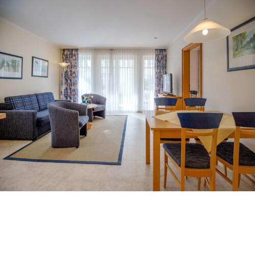 Dünenpark Binz Komfort Appartement mit 1 Schlafzimmer und Terrasse im Erdgeschoss 142