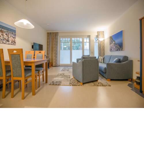 Dünenpark Binz Komfort Appartement mit 1 Schlafzimmer und Terrasse im Erdgeschoss 222