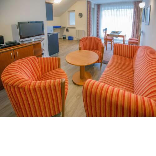 Dünenpark Binz Komfort Appartement mit 2 Schlafzimmern und Balkon im Dachgeschoss 218