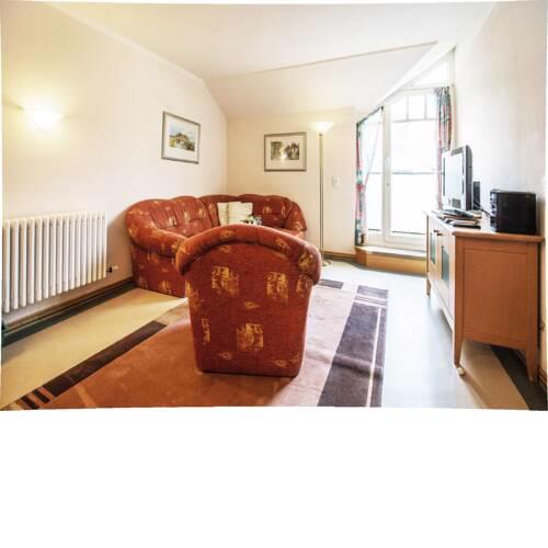 Dünenpark Binz Komfort Appartement mit 2 Schlafzimmern und Balkon im Dachgeschoss