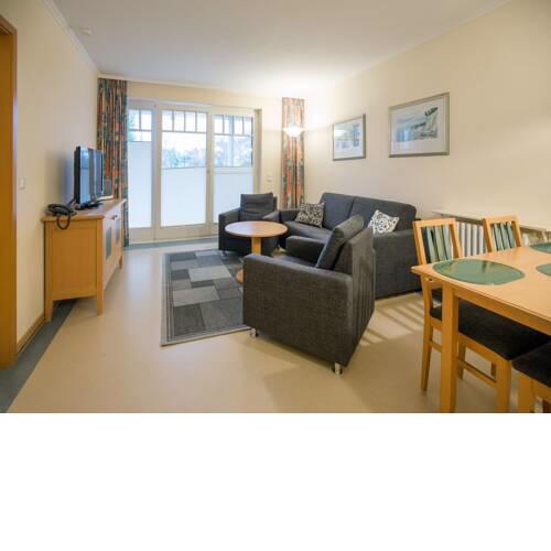 Dünenpark Binz Komfort Appartement mit 2 Schlafzimmern und Terrasse im Erdgeschoss 064
