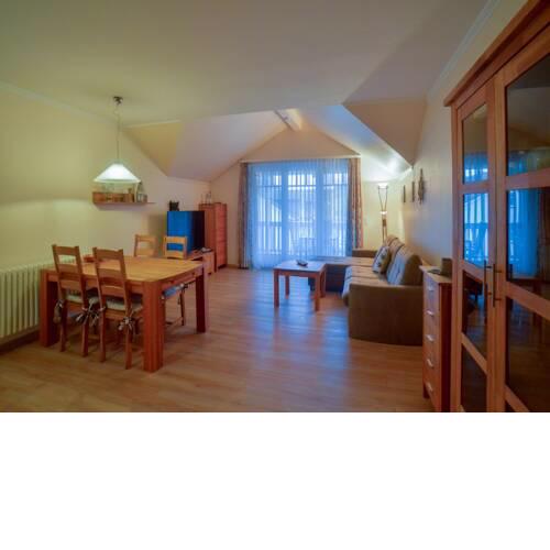 Dünenpark Binz Komfortplus Appartement mit 1 Schlafzimmer und Balkon im Dachgeschoss 112