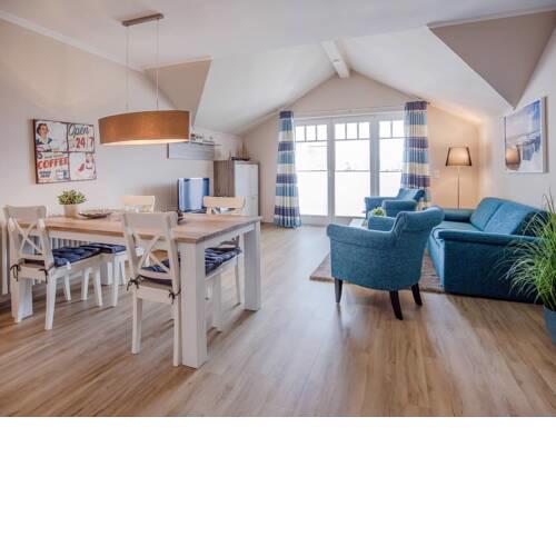 Dünenpark Binz Komfortplus Appartement mit 1 Schlafzimmer und Balkon im Dachgeschoss 136
