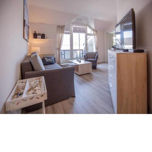 Dünenpark Binz Komfortplus Appartement mit 1 Schlafzimmer und Balkon im Dachgeschoss 173