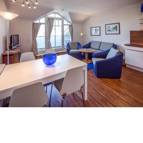 Dünenpark Binz Komfortplus Appartement mit 1 Schlafzimmer und Balkon im Dachgeschoss 183