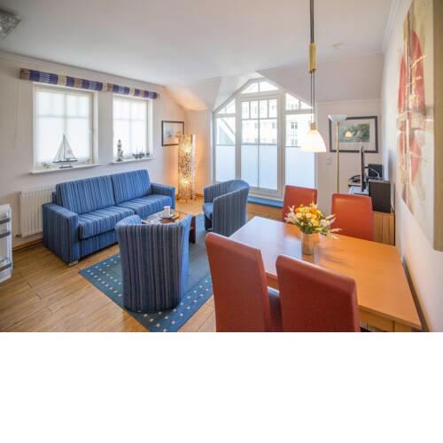 Dünenpark Binz Komfortplus Appartement mit 1 Schlafzimmer und Balkon im Dachgeschoss 210