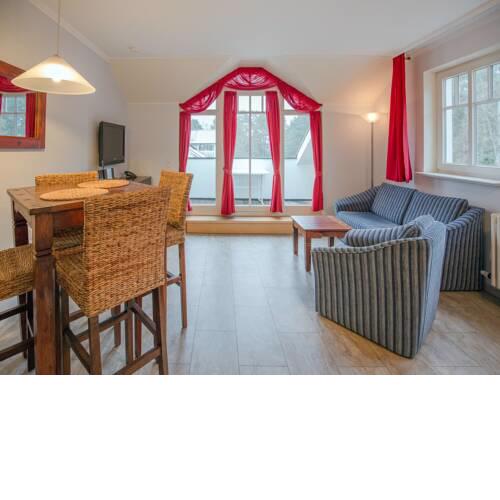 Dünenpark Binz Komfortplus Appartement mit 1 Schlafzimmer und Balkon im Dachgeschoss 231