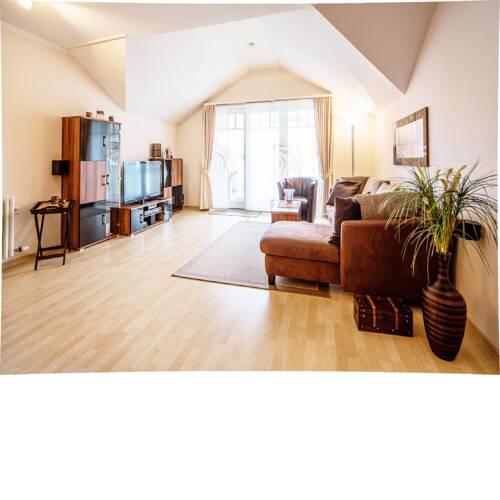 Dünenpark Binz Komfortplus Appartement mit 1 Schlafzimmer und Balkon im Dachgeschoss