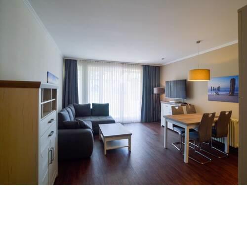 Dünenpark Binz Komfortplus Appartement mit 1 Schlafzimmer und Terrasse im Erdgeschoss 015